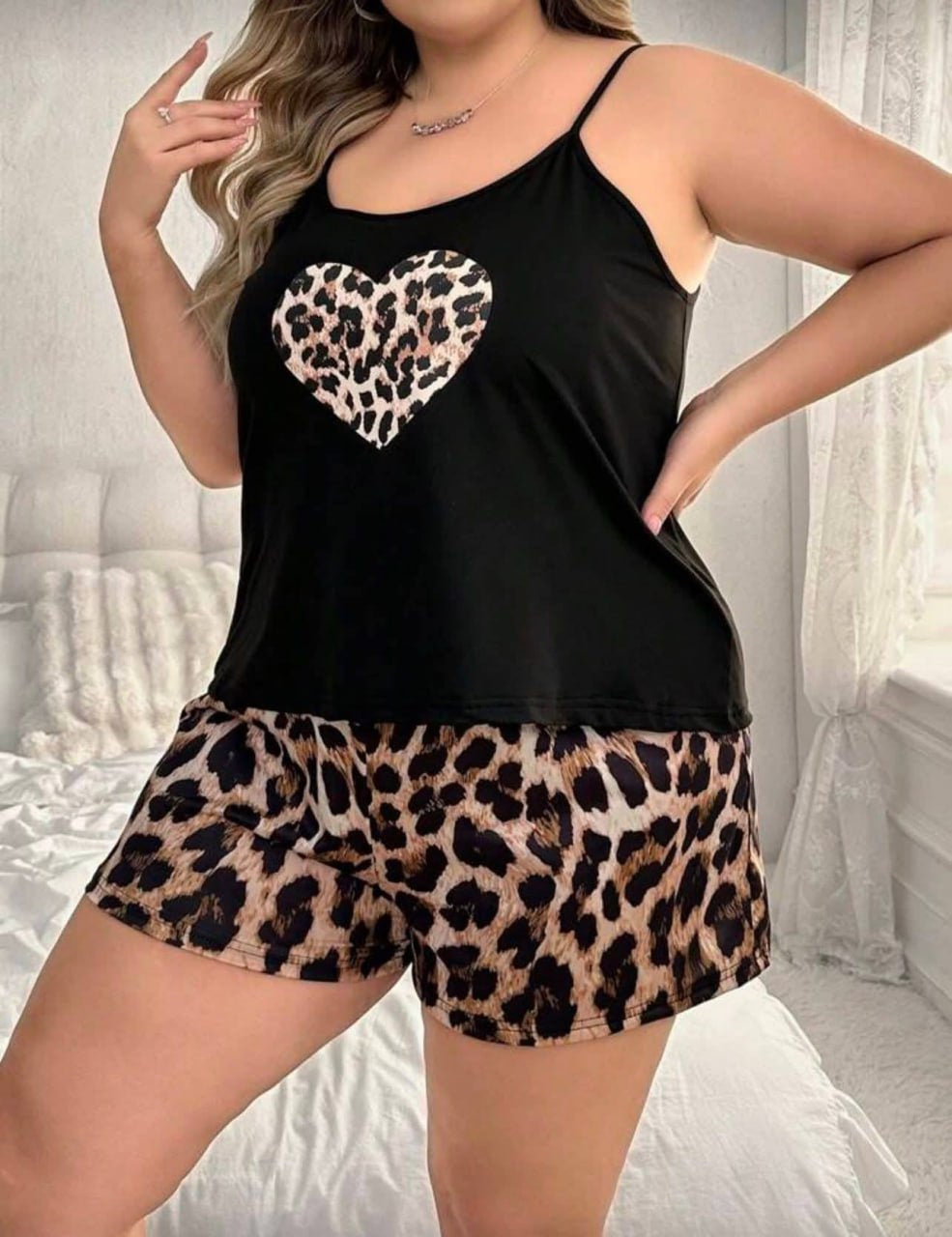 Black Leopard Heart