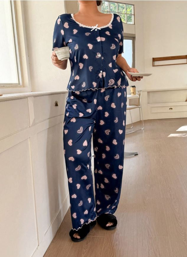 Navy Blue Hearts