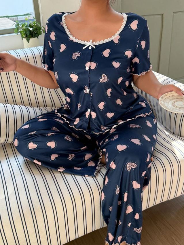 Navy Blue Hearts