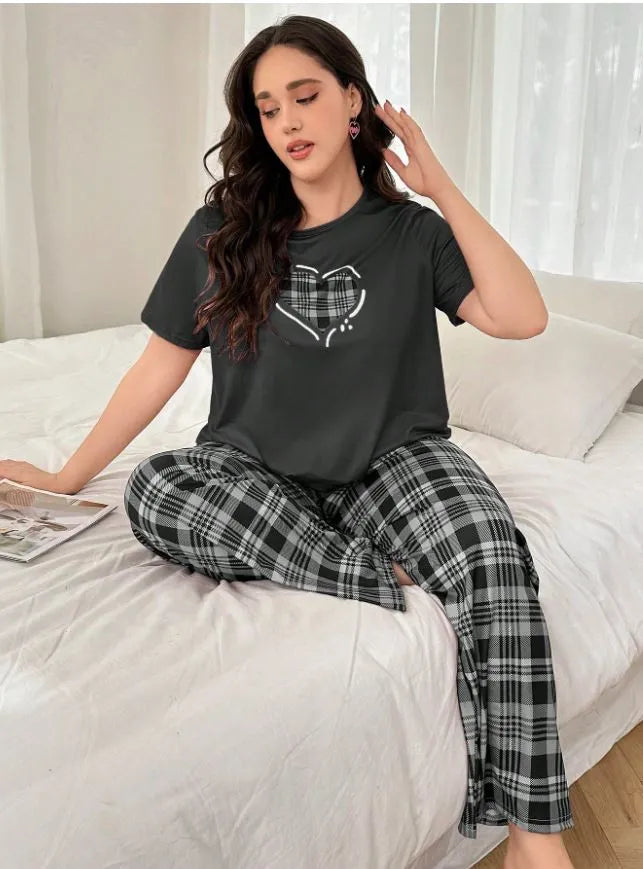 Plaid Heart