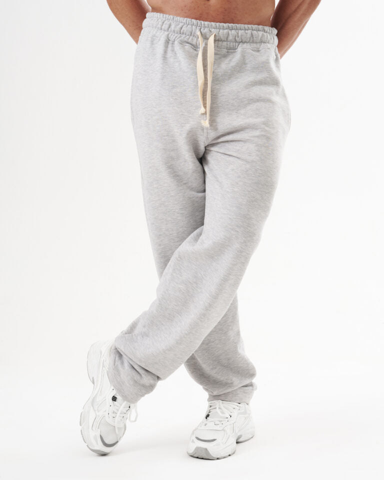 Gray Straight Sweatpants