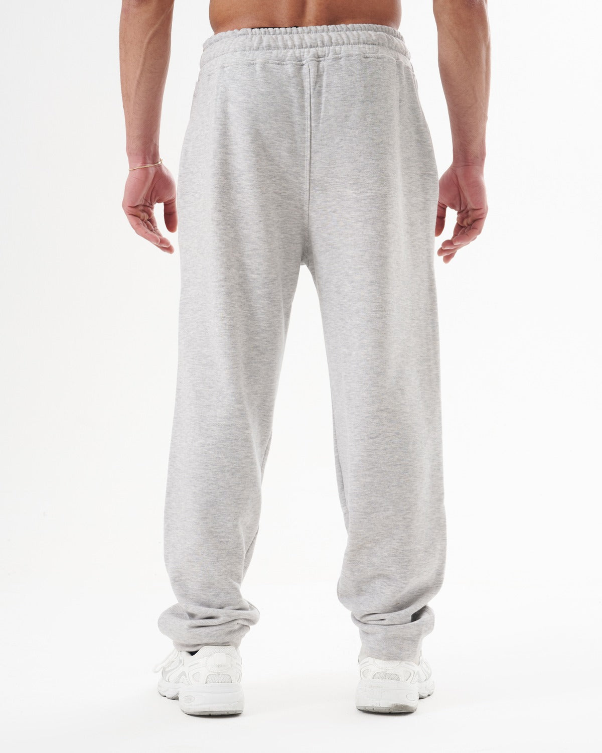 Gray Straight Sweatpants