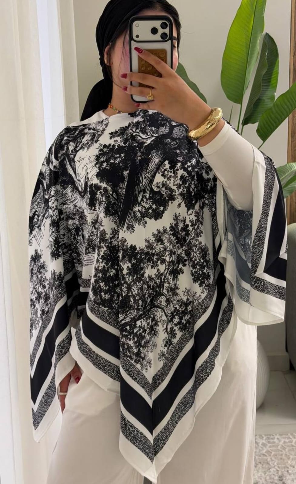 Toile de Jouy & Satin Vibes Blouse