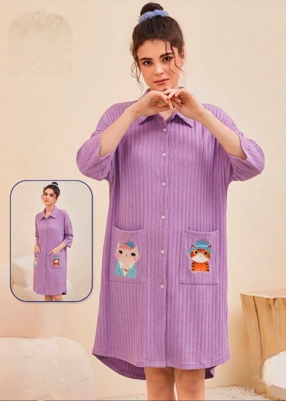 Cat Ribbed Shirt Casha