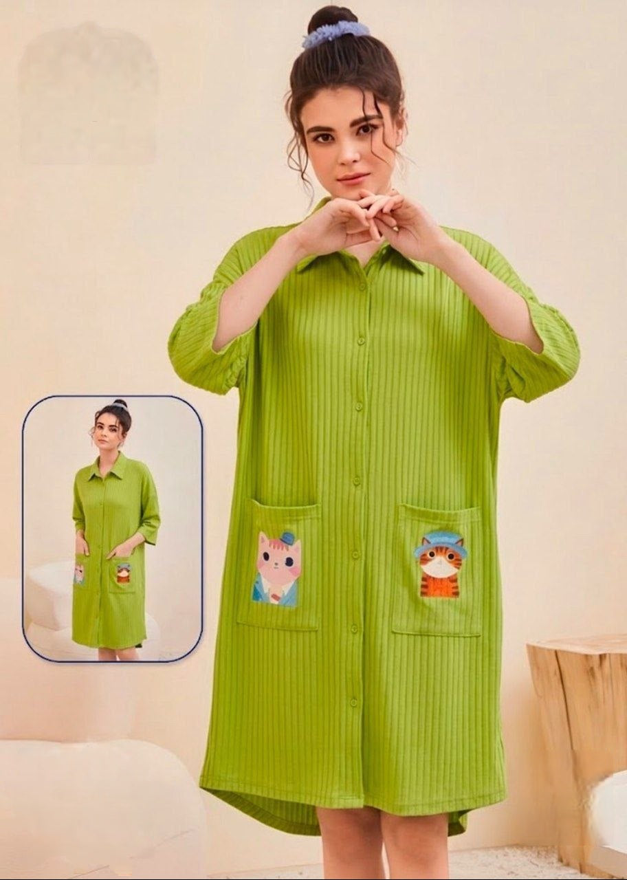 Cat Ribbed Shirt Casha