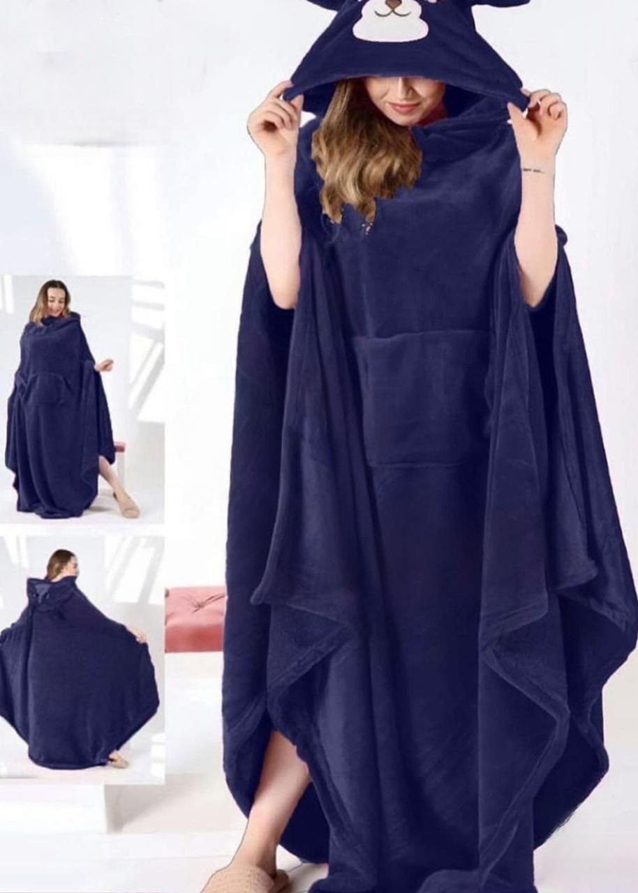 Cute Bear Hooded Blanket