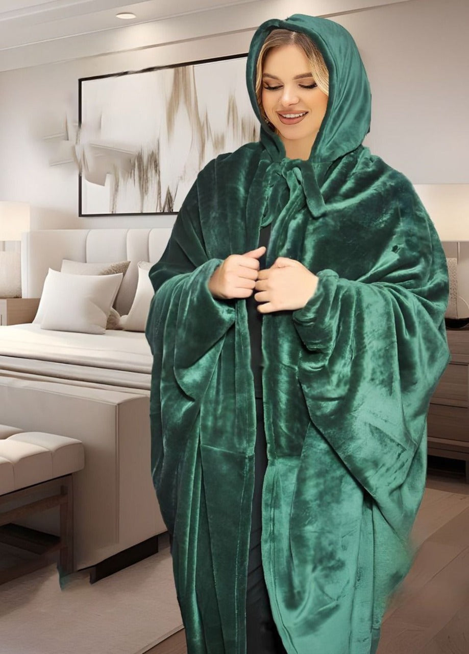 Luxury Plush Blanket with Hood