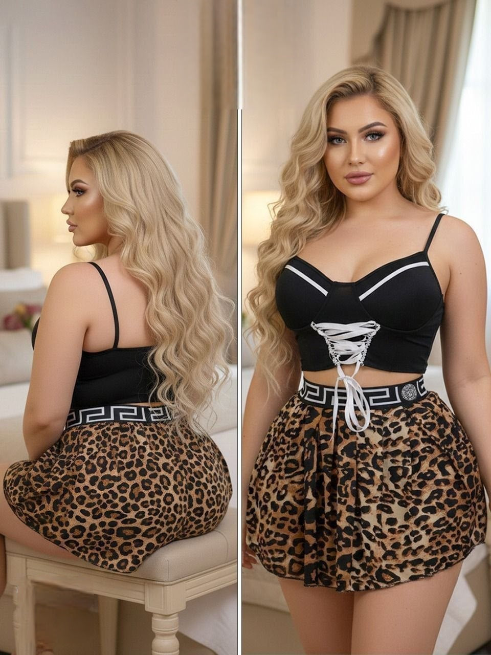 Leopard Two-Piece Set