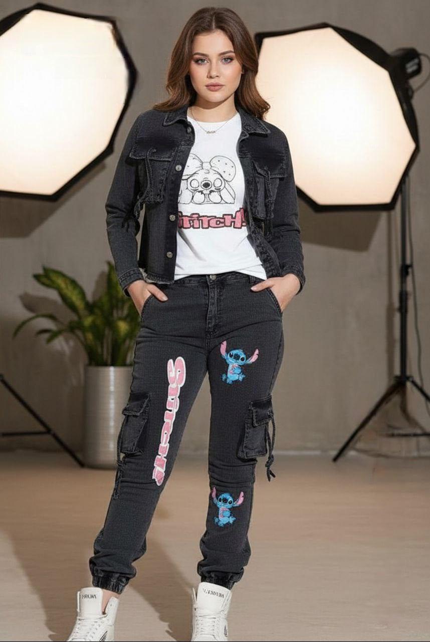 Stitch Denim Set 💙