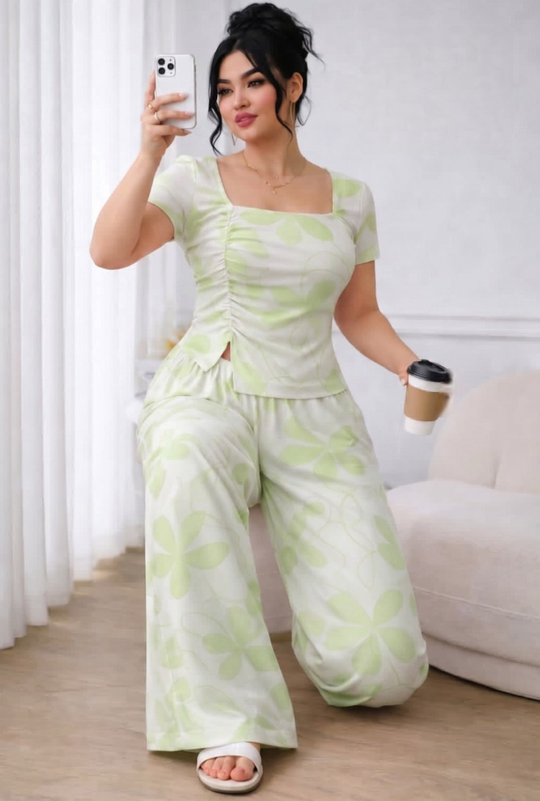 Tie-Dye Ruched