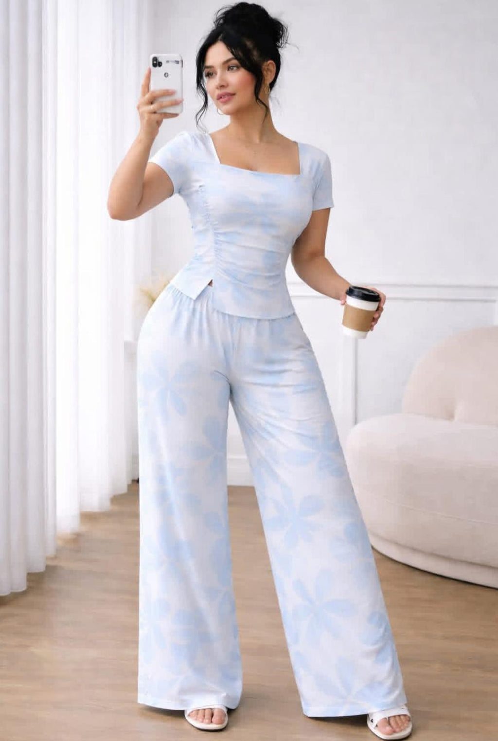 Tie-Dye Ruched